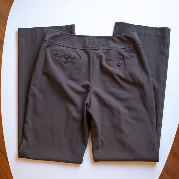 Talbots Stretch Brown Straight Fit Dress Pants Size 4 - Picture 3 of 9